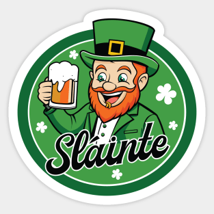 Sláinte - Leprechaun Sticker